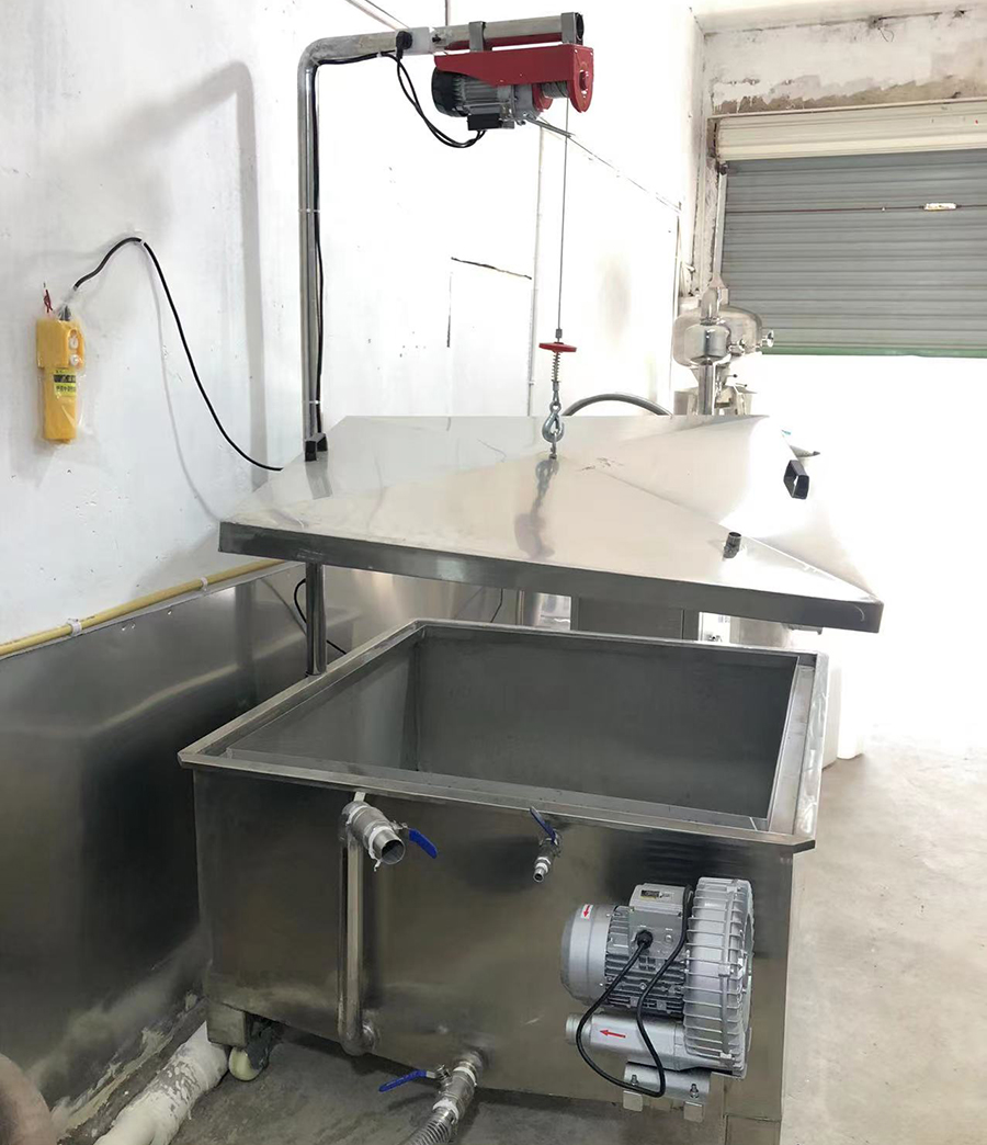 全自動蒸糧攤糧一體機